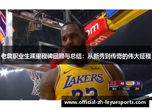 老詹职业生涯里程碑回顾与总结:从新秀到传奇的伟大征程 老詹职业生涯里程碑回顾与总结:从新秀到传奇的伟大征程