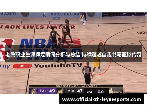 老詹职业生涯辉煌瞬间分析与总结 持续超越自我书写篮球传奇